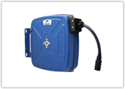 enclosed metal hose reel